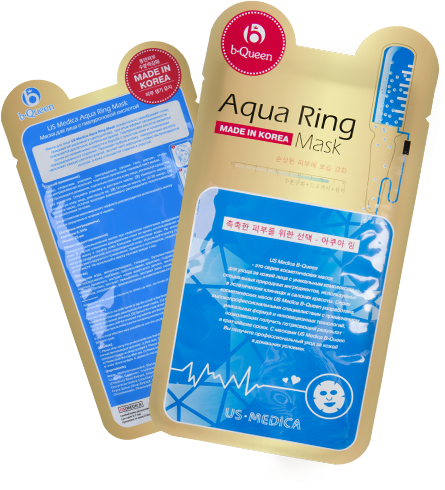 Маска для лица с гиалуроновой кислотой US MEDICA Aqua Ring Mask